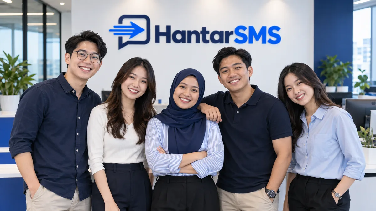 The HantarSMS team at the Kuala Lumpur office